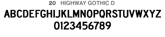 highway_gothic_d